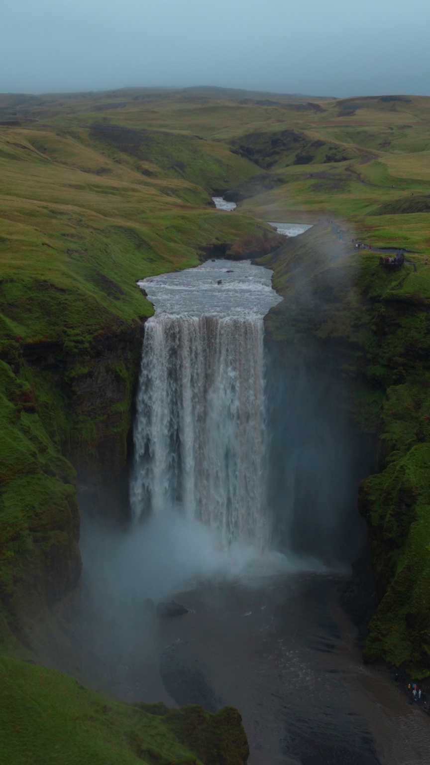 Skógafoss, one of my favorite stops on the South Coast.